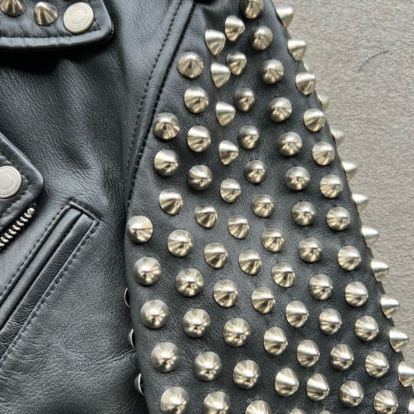 Spiked leather jacket from stud and spike lab UNISEX - Picture 6 of 9